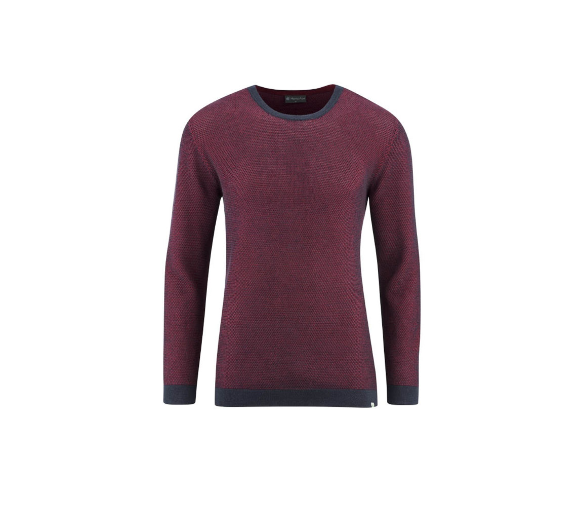 Pull fin homme en chanvre  Seed Stitched Pullover