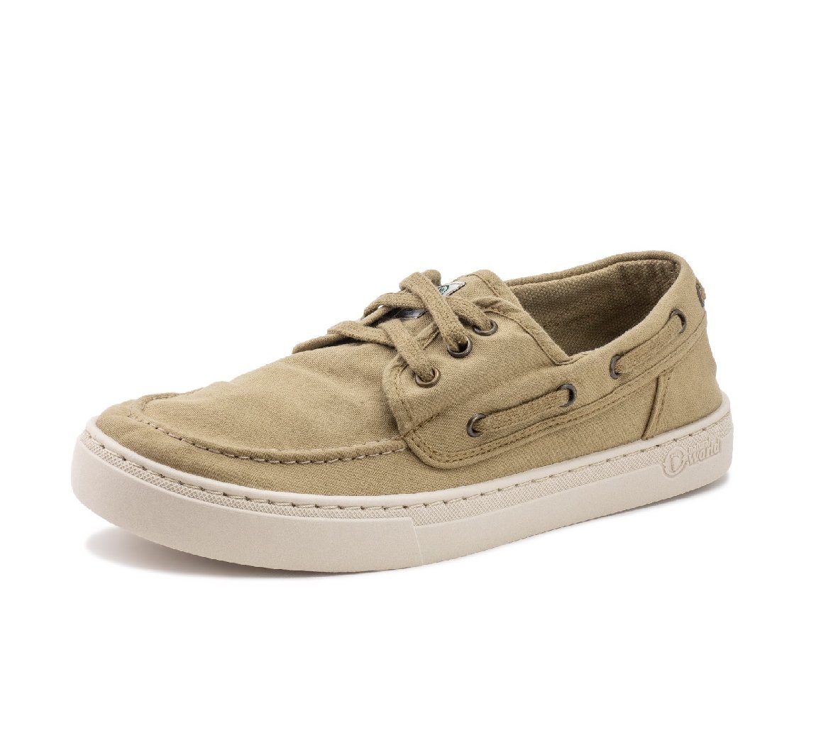 Chaussure bateau en coton biologique Nautico Quercia