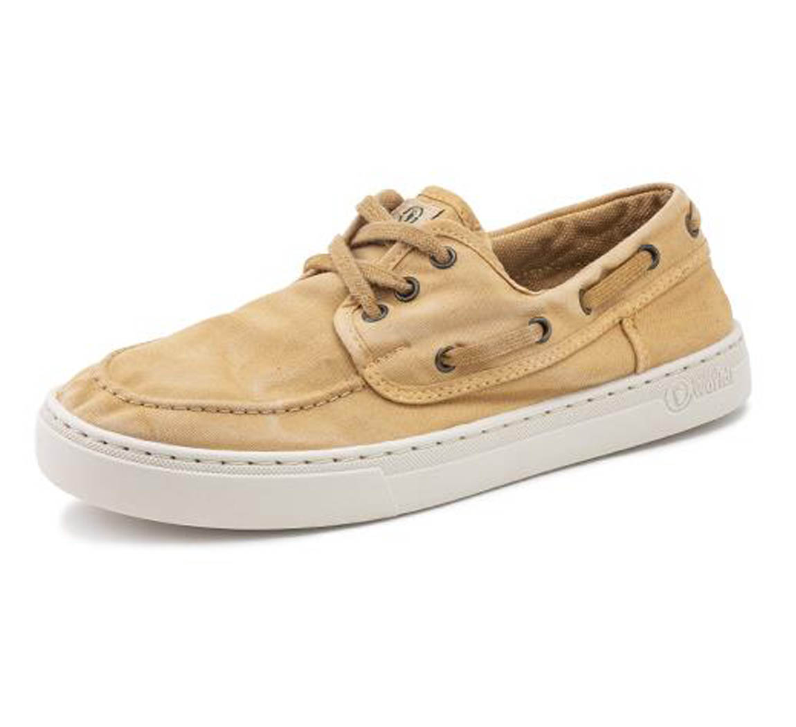 Chaussure bateau en coton biologique Nautico Quercia